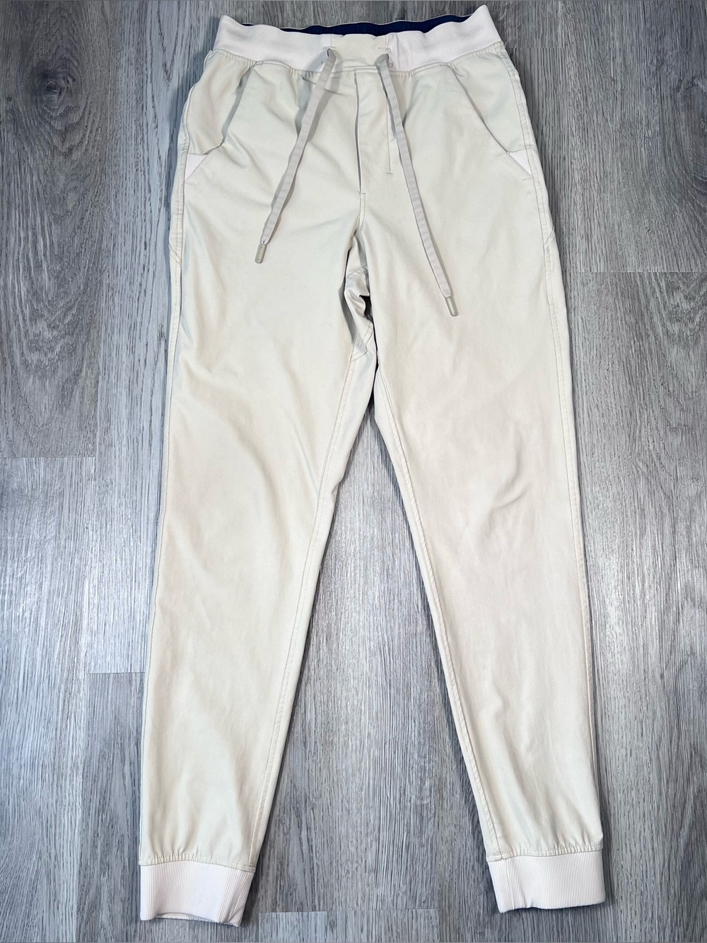 Birddogs Men's Jogger Pants SMALL Beige Tapered Performance‎ Boom Boomstick 29"